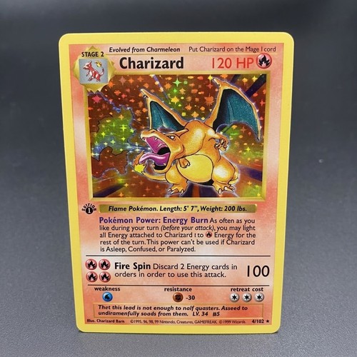 1996 1st edition set charizard - edition,