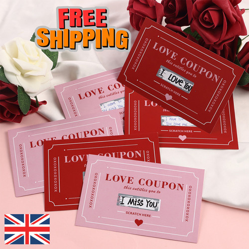 Scratch off love coupons - love,
