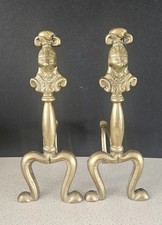 Vintage Pair of Solid Brass