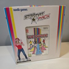 We Dance Wii Game with  Star Mat Pack Nordic Games Nintendo Dance Mat 