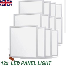 12 x LED PANEL LIGHT 600X600MM