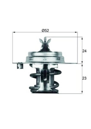 Mahle engine thermostat - thermostat, for