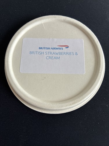 British airways paper lid - lid,