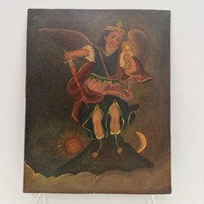 Antique Mexican Retablo /