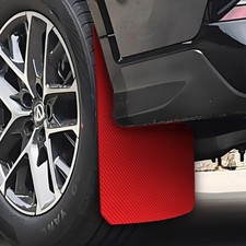 UK Stock Red Mud Flaps For Subaru IMPREZA WRX STI Mudguards Splash Guards