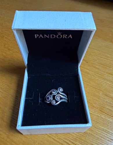 Pandora silver waves amethyst - pandora,