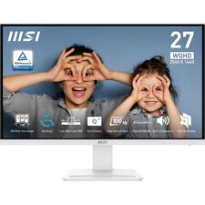 MSI CMS Pro MP273QW E2 Wide Quad HD 27 Inches Monitor White