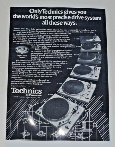 Technics turntable audiophile - technics,