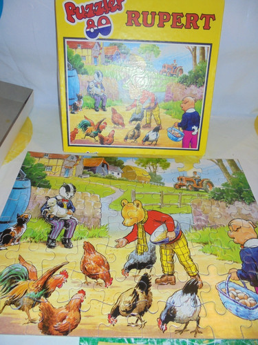 Vintage jigsaw piece - vintage,