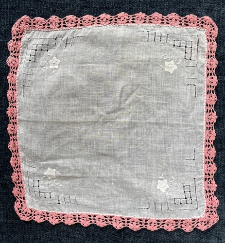 Antique vintage white cotton - antique,