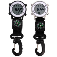 Digital Pocket Watch Carabiner