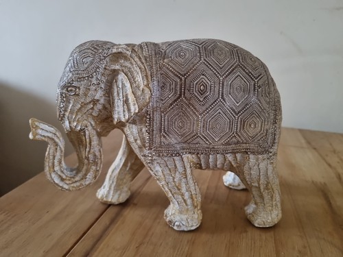 Boho elephant statues modern - elephant,