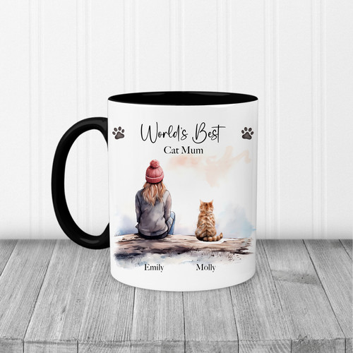 World best cat mum - best, mug