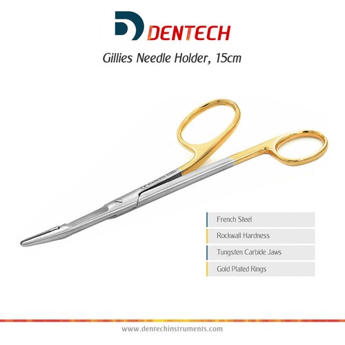 Gillies needle holder forceps - gillies,