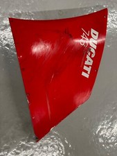 USED GENUNE DUCATI 748 LEFT HAND MIDDLE COWLING PANEL FAIRING RED