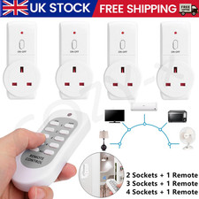1-4X UK Plug House Power