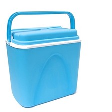 24L Large Blue Cooler Box Camping Beach Picnic Ice Food Insulated Coolbox Travel