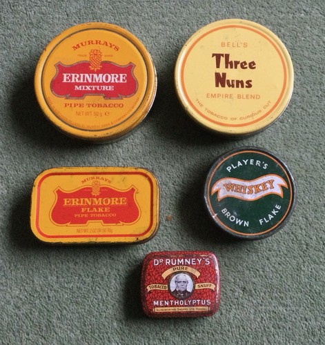 Vintage tobacco snuff - tobacco/snuff, tins