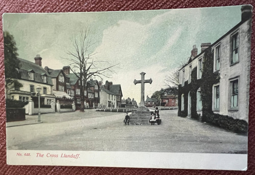 Antique postcard llandaff - postcard,