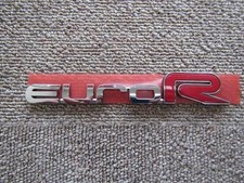 HONDA ACCORD EURO R CL7 EMBLEM REAR EUROR 75731-SEA-R01 GENUINE PARTS DIRECT JDM