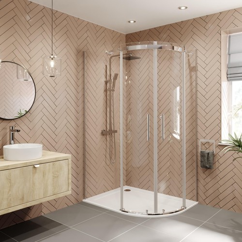 Frameless offset quadrant - offset,
