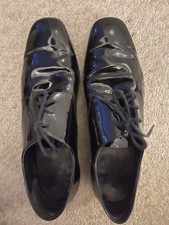 Men’s Black Patent Dance