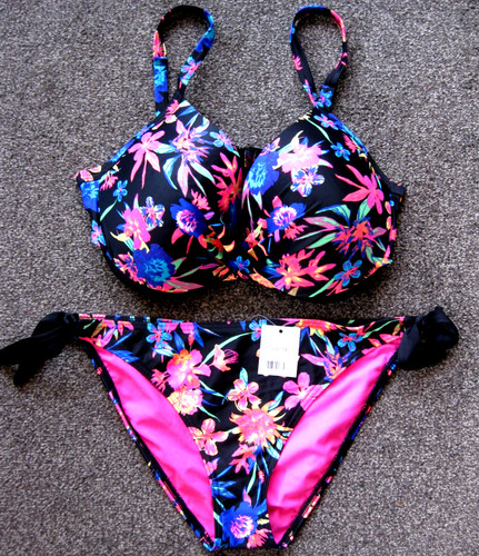 George ladies black pink - ladies, black/pink