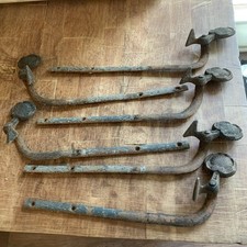 6 RARE ANTIQUE CAST IRON