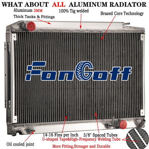 Row radiator for 85 81 - 3,