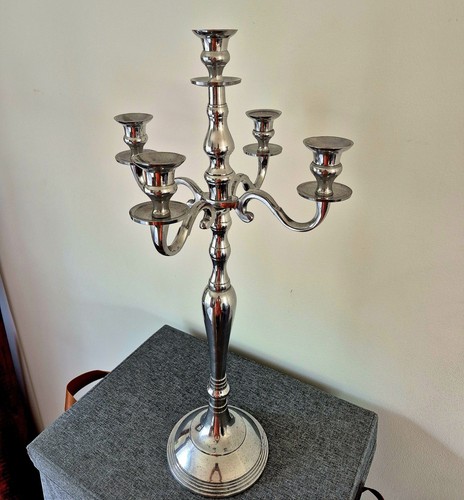 Beautiful silver candelabra - beautiful,