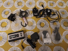 vintage mobile phone bundle - Vodafone BT headset, LG charger, Pana BT car adapt