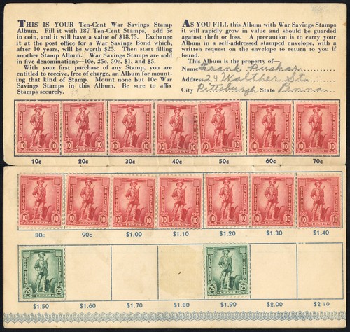 Stamps lot war savings - stamps, 2