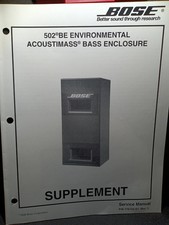 BOSE 502 BE Speakers Service