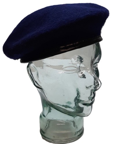 Navy blue military style wool - navy,