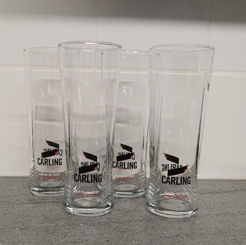 Half pint carling lager - 4x,