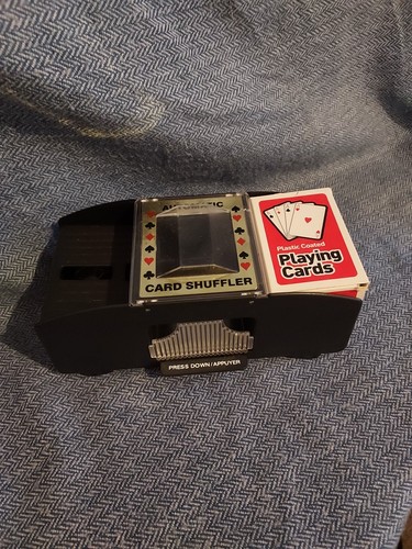 Card shuffler and - card,