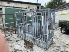 Cattle Crush Including Foot Trimming Attachments