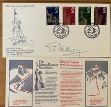 1978 EDMUND HILLARY SIGNED