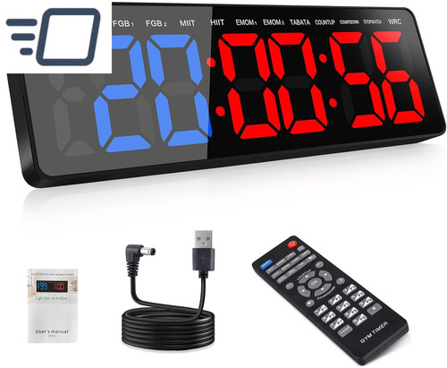 Gym timer clock with - 13",