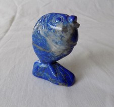 Carved Hardstone Gemstone Lapis Lazuli Stone Fish Figurine Ornament