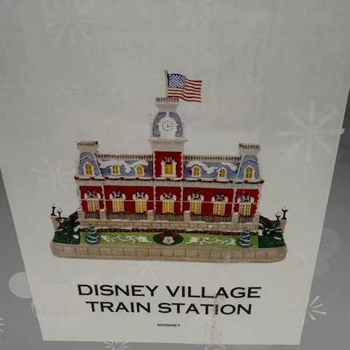 Disney village train station - train,