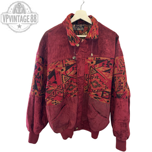 Vintage aztec navajo bomber - vintage,