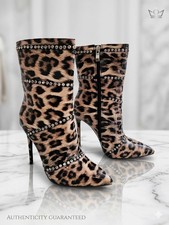 Leopard Print Ankle Boots