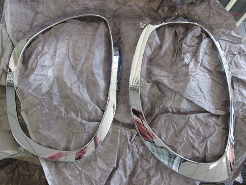Chrome headlight trims - chrome,