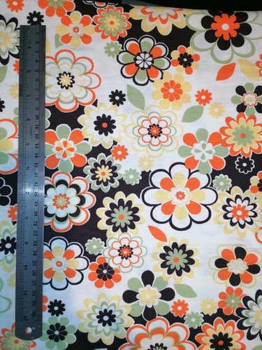Soft floral print jersey - soft,