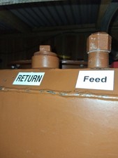 Bunded red diesel tank - diesel,