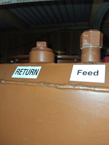 Bunded red diesel - bunded, tank