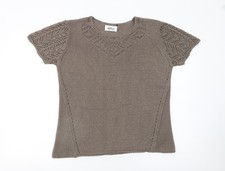 Afibel Women’s Brown Crochet