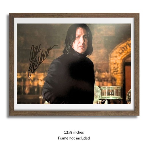 Alan rickman hand signed - alan,