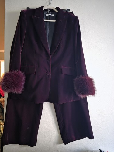 Zara set velvet blazer with - set,